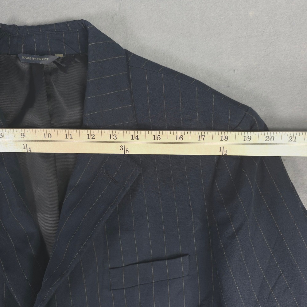 Banana Republic Pinstripe Blazer‎ Business Casual Jacket 46L - Picture 6 of 10